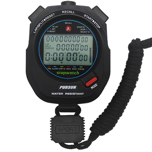 Ruder-Stoppuhr-Funktion Sports Stopawtch 100 Memory Countdown-Timer 3 Zeilen 0,01 s Präzisions-Timer-Werkzeuge - Product Image 1