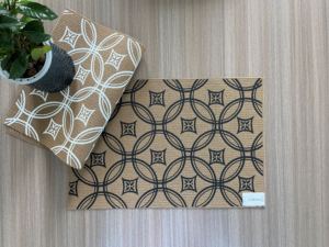 批发耐热桌垫防滑防水pvc人造革餐垫定制餐桌装饰编织图案桌垫 - Product Image 5