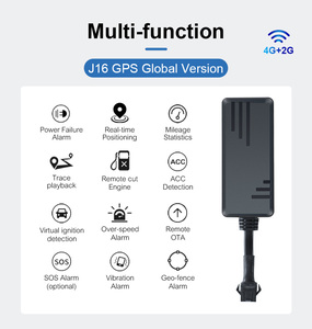 4G fabrika fiyat J16 akıllı GPS takip cihazı 300mAh pil gerçek zamanlı konumlandırma izleme cihazı araç izci ücretsiz App araba bulucu - Product Image 4