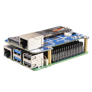 Процессор MPS2.5G для Raspberry Pi 5 включает PCIe to NVME SSD + 2,5 г шапка Ethernet 2242 2280 упакованная доска - Product Image 1