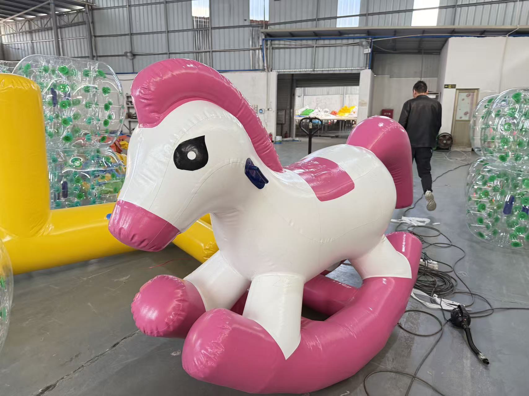Poney gonflable