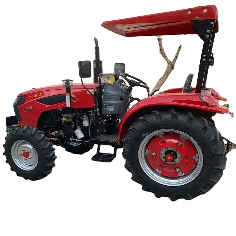Motor de 4 cilindros TRAKTOR 4x4 mini tractores de granja 4wd Precio de venta de tractores nuevos de alta calidad en China