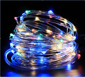 Usb 8機能リモコン防水クリスマスライトストリングLedソーラー銅ライトストリング - Product Image 4