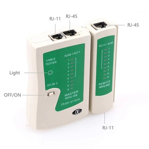 Cavo di rete Tester RJ45 Ethernet cavo Lan strumento di Test per Cat5 Cat6 CAT7 8P 6P LAN RJ11 cavo telefonico