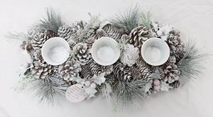 Thực Tế Trang Trí Vòng Hoa Lớn <span class=keywords><strong>Swags</strong></span> Bất Cảm Ứng Bán Buôn Tự Nhiên Bằng Gỗ Giáng Sinh Vòng Hoa - Product Image 6