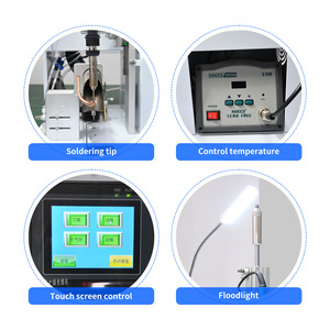Semi-automatic USB Connector Electrical Cables Soldering Machine for Tin PCB LED Robot Welding Machine