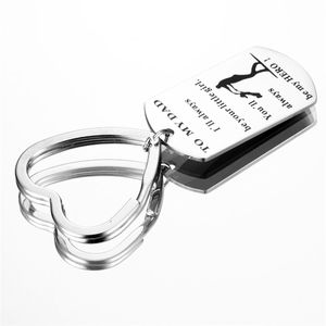 Брелок из нержавеющей стали с большим жетоном - Product Image 2