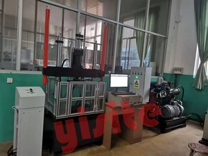 Máquina de prueba de compresión de tracción universal dinámica y estática controlada por computadora Máquina de prueba de fatiga universal