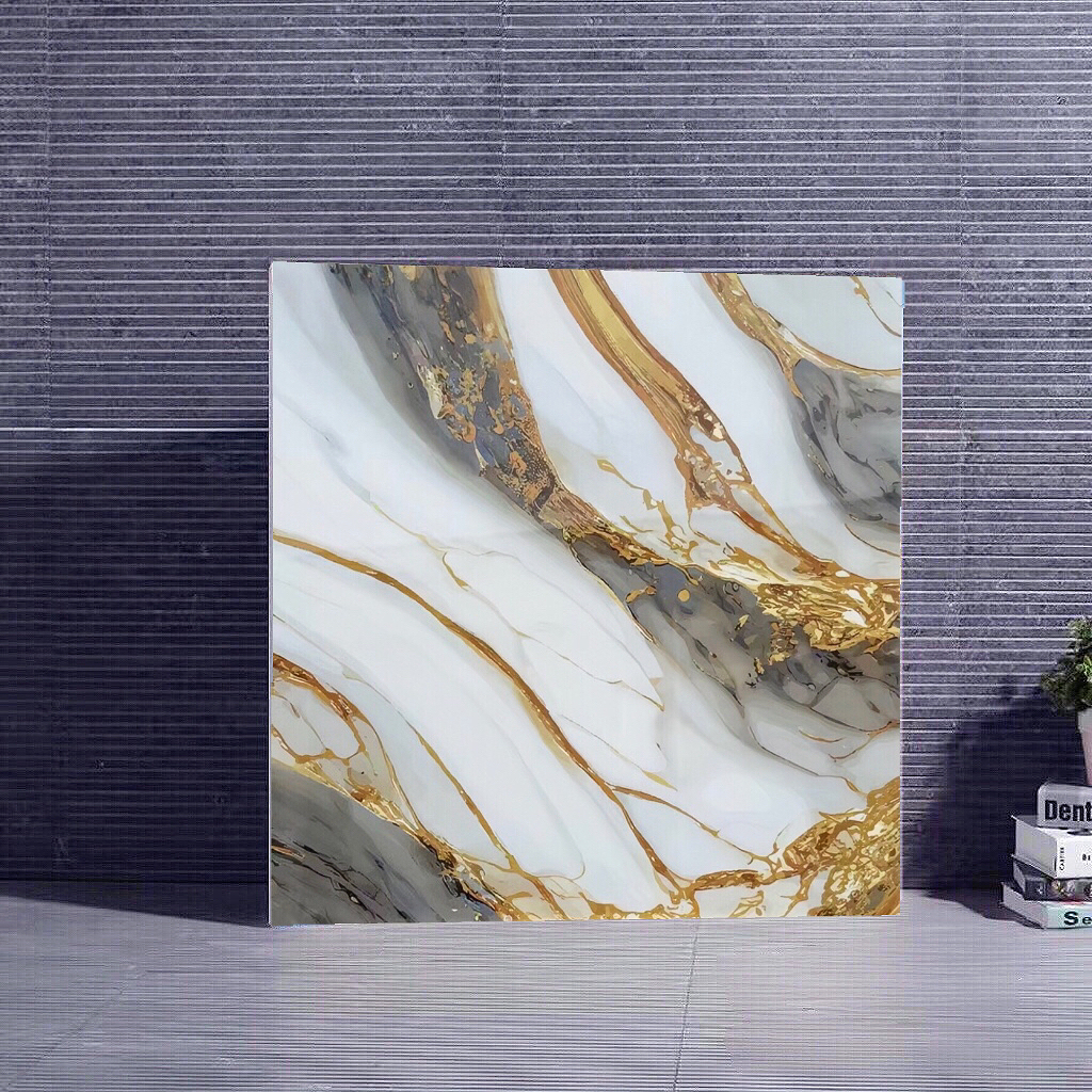 . Golden Ink Marble