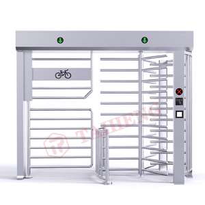 Zweispuriges RFID-Karten zugriffs kontroll system mit voller Höhe Drehs perre Drehkreuze Verbesserte Sicherheit Rollstuhl benutzer Menschen - Product Image 4