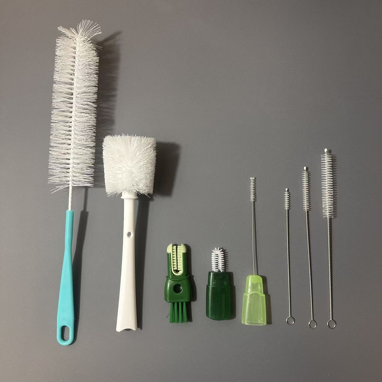 5-in-1 brush long handle-blue