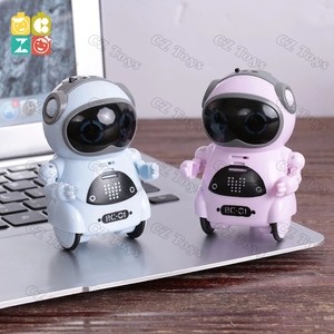 CZ หุ่นยนต์ RC มีกระเป๋า939a ของเล่นหุ่นยนต์ขนาดเล็กบันทึกการจดจำเสียงโต้ตอบได้ - Product Image 5