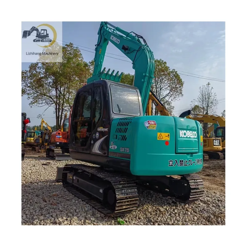 Làm Việc Tốt Điều Kiện Sử Dụng Kobelco 75 Kobelco SK60-8 Digger Sử Dụng Máy Xúc Mini Secondhand Máy Xúc