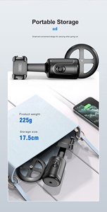 P 01 pro 360 akıllı yüz tanıma kamera ızgarası bir Tripod Gimbal sabitleyici ile 360 yatay ve dikey çekim - Product Image 6