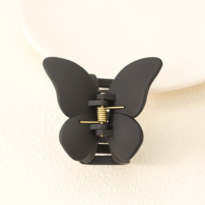 Thanh Lịch Matte Bướm Tóc Claw <span class=keywords><strong>Clip</strong></span> Cho Cô Gái Rắn Màu Nhựa Hawaii Mũ Nón Cho Phụ Nữ Của Mùa Hè Ngày Lễ Carton - Product Image 5