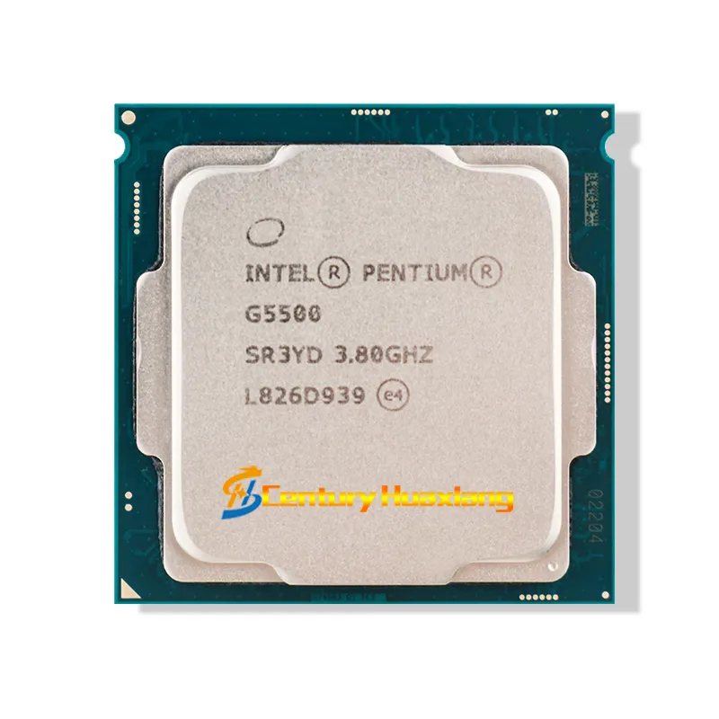 Processador intel pentium g5500 3.8ghz 4m, cpu g5400 g5420 g5500 novo e antigo pentium cpu lga 1151