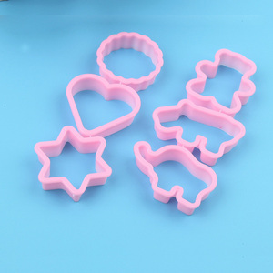 カスタムアニマルホワイトピンクプラスチックバルク用異なる形状のツールセットクッキーカッター - Product Image 2
