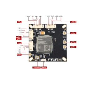 Industrial <strong>4G</strong> wireless routing module <strong>4G</strong> LTE communication CAT1 to <strong>Ethernet</strong> port WiFi support mqtt serial port TTL - Product Image 2
