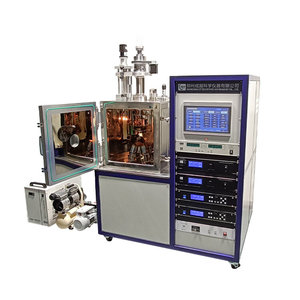 Alto vácuo ITO magnetron sputter coater com íon fonte