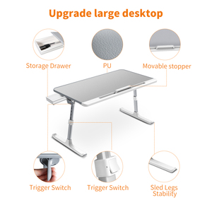 Bàn Dòng Meja Lipat Mesa Para Portatil Bảng Máy Tính Xách Tay Có Thể Gập Lại Multi-Angle Chiều Cao Mdf Máy Tính Xách Tay Giường Khay Máy Tính Xách Tay Tafel Bàn - Product Image 3