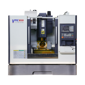 Leaner makaralı kılavuz hassas metal parçalar işleme GSK vmc 650 cnc dikey frezeleme satılık merkezi - Product Image 1