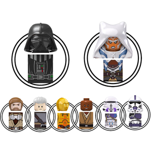 TV6101 Space Wars Darth Vader Obi-Wan Rahm Kota Ahsoka C-3PO Mace Windu 187 Clone <strong>Commander</strong> Mini Building <strong>Blocks</strong> Kids Toys - Product Image 1