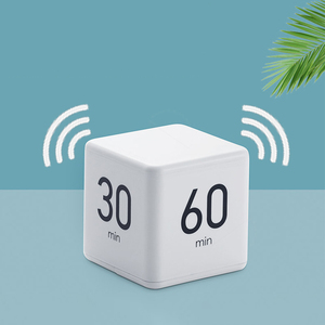 WSY75 Custom Cube Rotierender Timer Workout Produktivität Pomodoro Timer Großhandel Digital Flip Kitchen Countdown Timer für Kinder