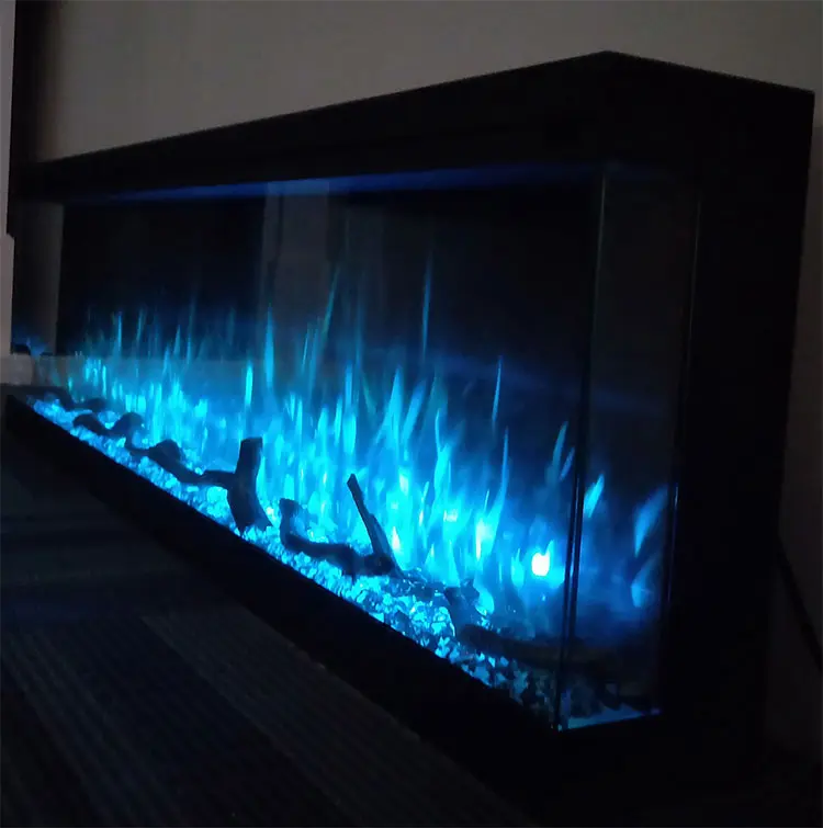 Modern Electric Insert Fireplace With Artificial LED Flame Fire Place 40" 60"
