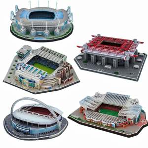 State Sports Hall 3D Puzzle DIY Assembly <strong>Kit</strong> Durable Paper Material for Football &amp; Basketball Courts Made Famous <strong>Stadium</strong> - Product Image 1