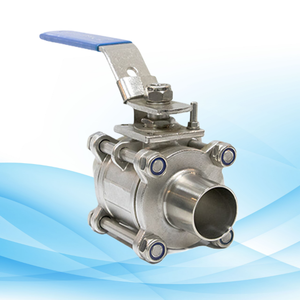 Manual SS304/SS316L 3-<strong>Way</strong> Sanitary Tri-Clamp Ball Valve, Non-Retention <strong>Square</strong> Design - Product Image 3