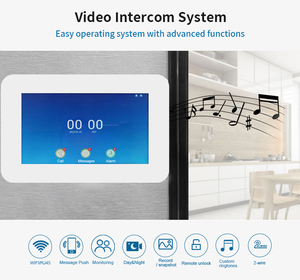Tuya Control remoto Ip Video puerta teléfono edificio puerta intercomunicador Wifi sistema de intercomunicación para el hogar - Product Image 3