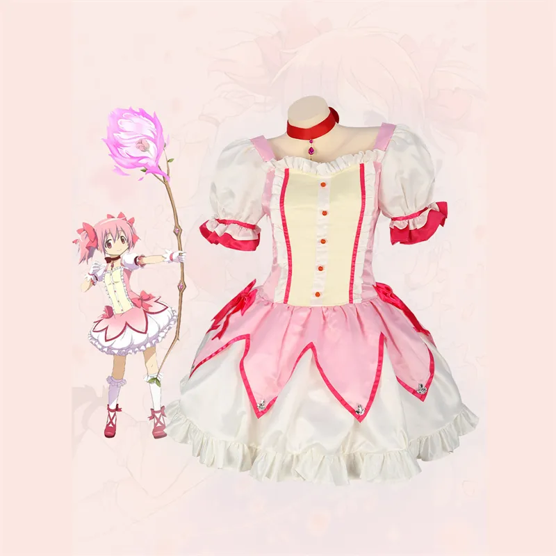 Fantasia redonda pequena para meninas mágicas, uniforme completo de Xiao Mei Yan Haomura, cosplay completo de transformação de batalha Lolita