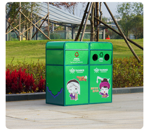 Children Playground Bin Kid Friendly Trash Bin Fun <strong>Design</strong> Waste <strong>Container</strong> <strong>Custom</strong> Logo Playground Bin - Product Image 4