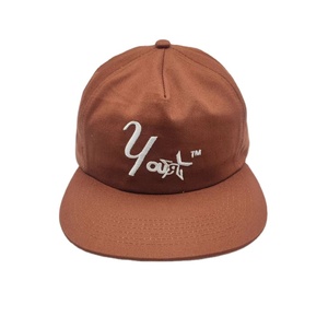 Oem düz ağız düşük profil pamuk özel Logo 5 Panel yapılandırılmamış Snapback şapka kap - Product Image 1