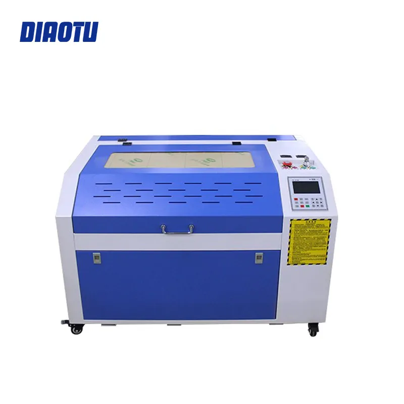 Diaotu 4060 CO2แกะสลักเลเซอร์60วัตต์เครื่องตัดเลเซอร์ CO2เครื่องตัดเลเซอร์สำหรับคริลิคเค้กท็อปเปอร์