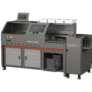 H300 Perfect Binding Machine <strong>Programmed</strong> Binder EVA Book Glue Binder with Creasing <strong>Function</strong> - Product Image 1