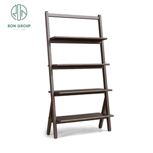 Modern tarzı oturma odası ahşap depolama kitap dolabı kitaplık kitaplık cam kitap rafı - Product Image 3