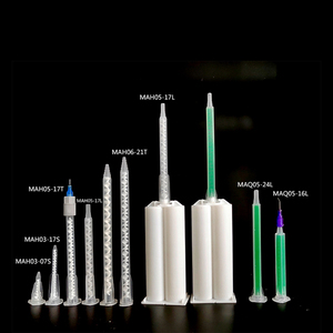 MAQ05-16L Disposable <strong>Static</strong> <strong>Mixer</strong> Tube 50ML 1:1 Cartridge Epoxy Adhesive Mix Quadrate Plastic AB Glue <strong>Static</strong> Mixing Nozzles