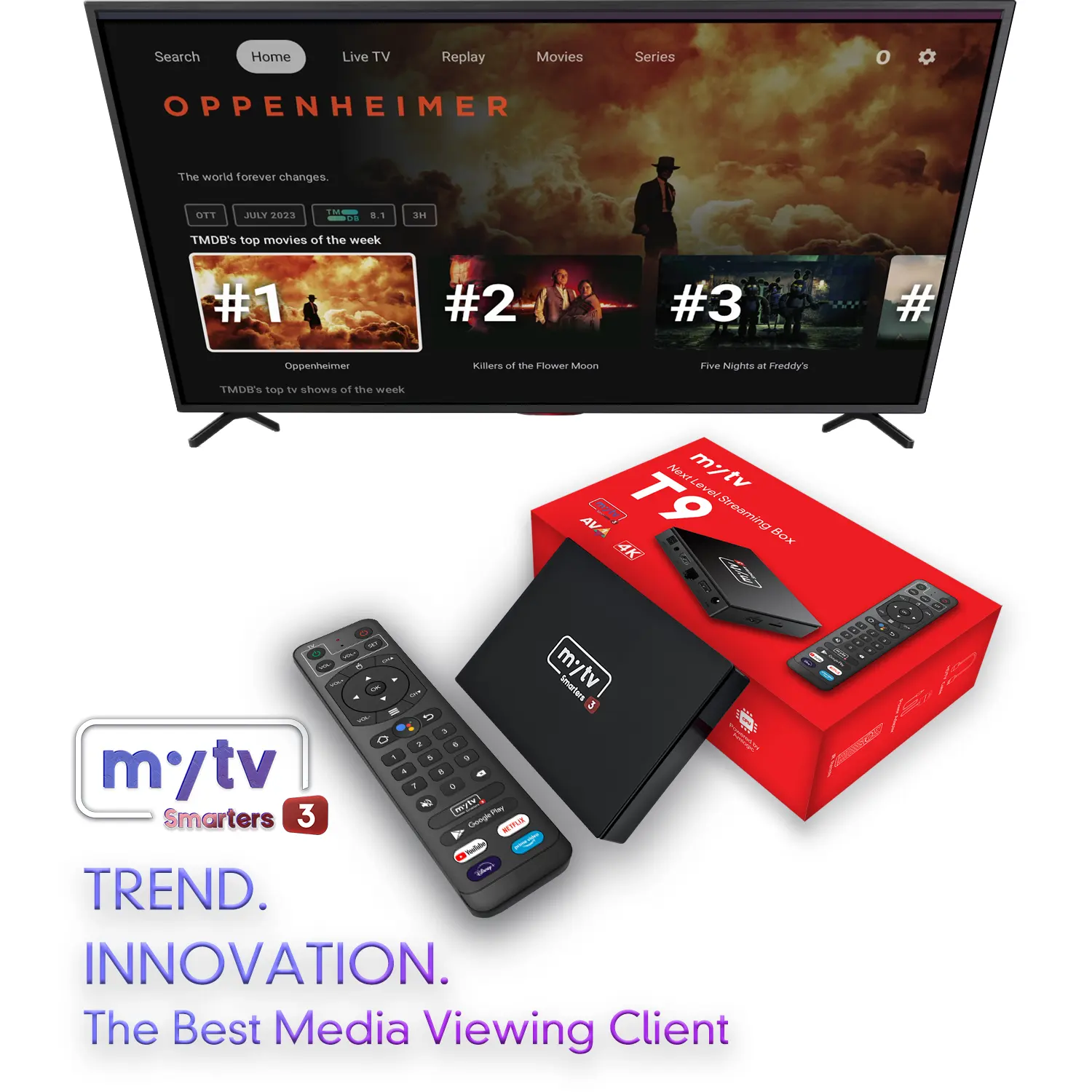 Crystal Magnum DINO OTT for IPTV box T9 MYTV Smarters 3 Player 4GB 32GB android tv box STB 12 months free m3u Germany Canada USA