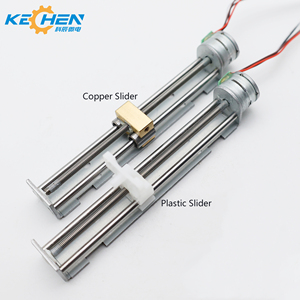 18 độ tự làm Laser bước góc dẫn vít thiết bị truyền động Nut trượt DC 5V/9V/<span class=keywords><strong>12V</strong></span> <span class=keywords><strong>2</strong></span>-giai đoạn 4-dây động cơ bước 90mm đột quỵ đường sắt tuyến tính - Product Image 4