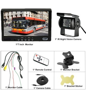 Wholesale 1080P 7 Inch AHD <strong>Monitor</strong> Car Display TFT LCD IPS Screen for Reversing Aid Bus RV Truck Backup Camera - Product Image 5