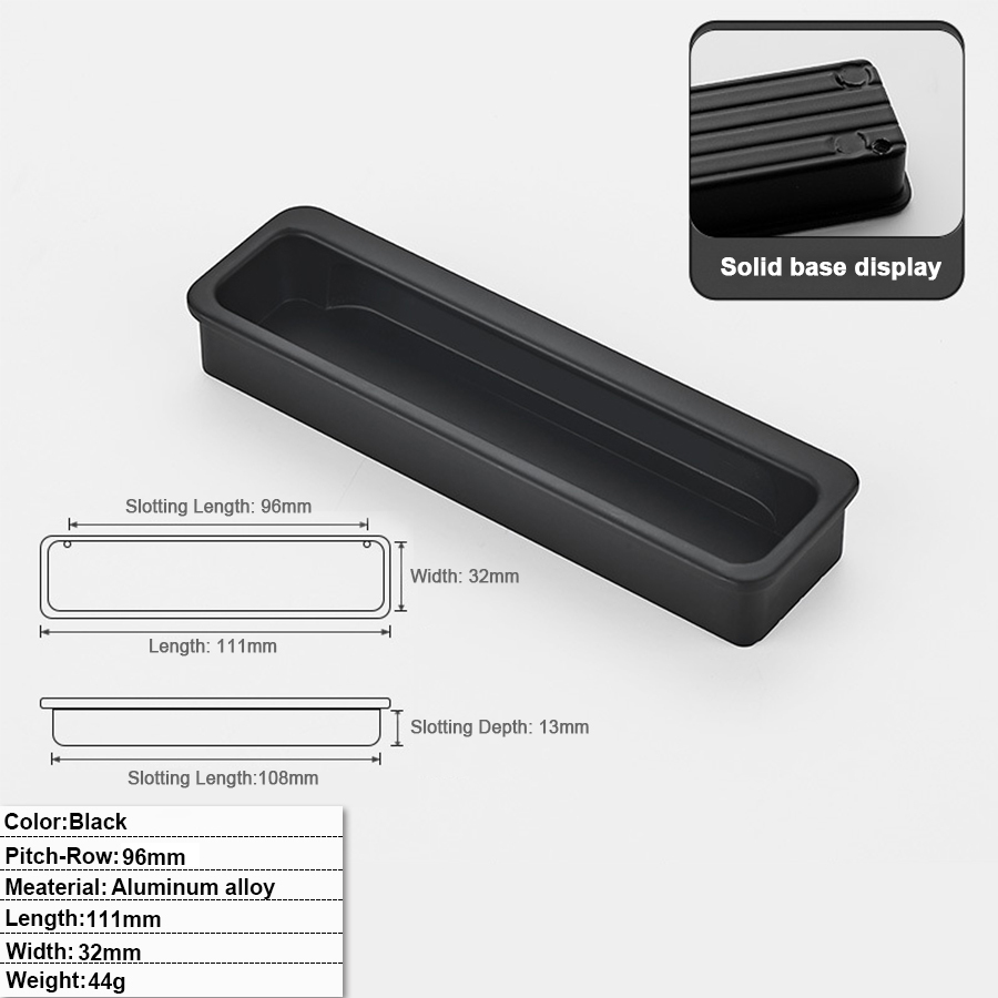 96mm Hole distance - Black
