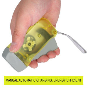 3 <strong>LED</strong> Hand Torch Light Hand Pressing Crank Power <strong>Wind</strong> <strong>up</strong> Dynamo Hand Crank Flashlight Camping Pressing <strong>LED</strong> Flashlight - Product Image 5