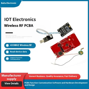 433MhzワイヤレスRFコントロールボード機器433ワイヤレスRF PCBA読み取りデバイスデータスペアパーツ用ワイヤレス & RFモジュール - Product Image 2