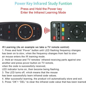 G10S 2.4G Wireless Mouse mit Sprach steuerung Gyroskop Air Mouse Remote für TV-Funktionen Lerncode