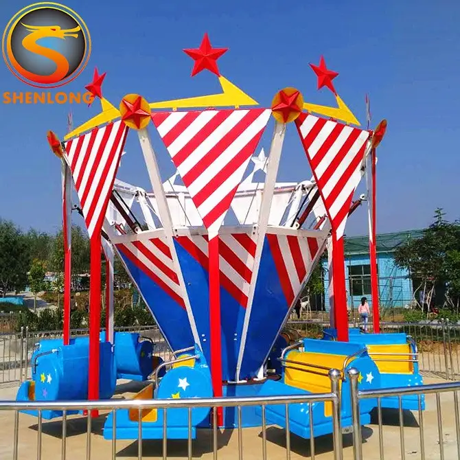 الصين مصنع المباشر متعة داخلية وخارجية سوبر سوينغ جولات ترفيهية الهواء اطلاق النار عربة لعبة للأطفال للملاهي