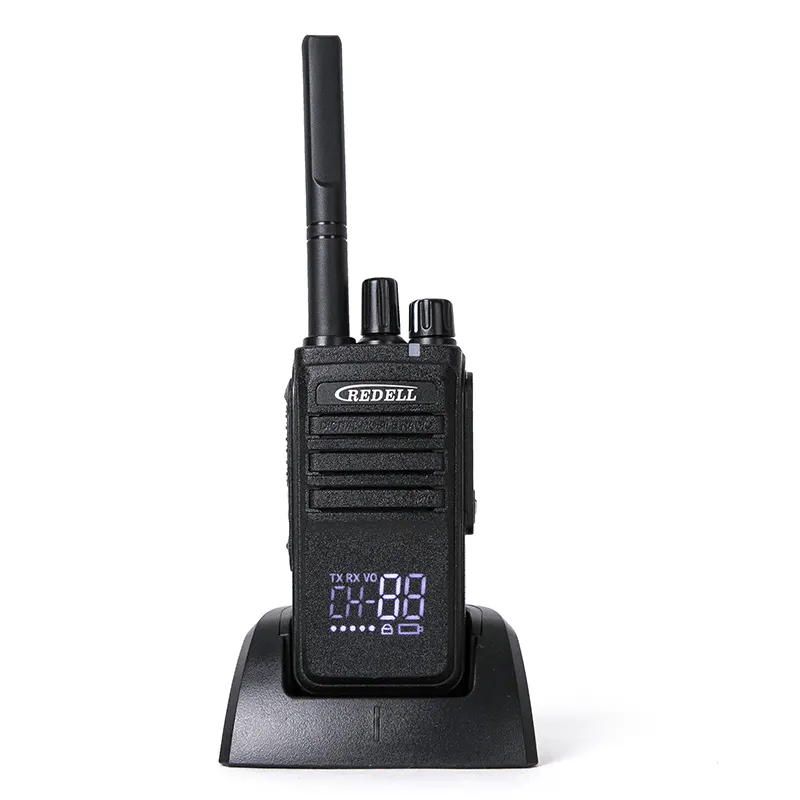 Walkie-talkie de largo alcance, pantalla de luz LED oculta, uhf, TDi-670