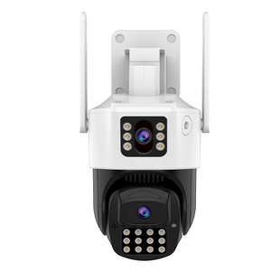 Cámara de seguridad para el hogar al aire libre de doble pantalla 82MP 2MP 82MP CCTV IP Visión nocturna inalámbrica CMOS Sensor NVR PTZ Red de vigilancia - Product Image 1