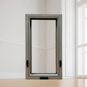 Design moderno personalizzato doppia tenda in vetro finestre in alluminio con battente cieco da finestra con otturatore in stile verticale - Product Image 4