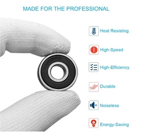 N Tn Ban Đầu Bóng Vòng Bi 6001 6203 6305 ZZ Mang Chất Lượng Cao Rãnh Sâu Bóng Vòng Bi 6201zz 12*32*10Mm - Product Image 2